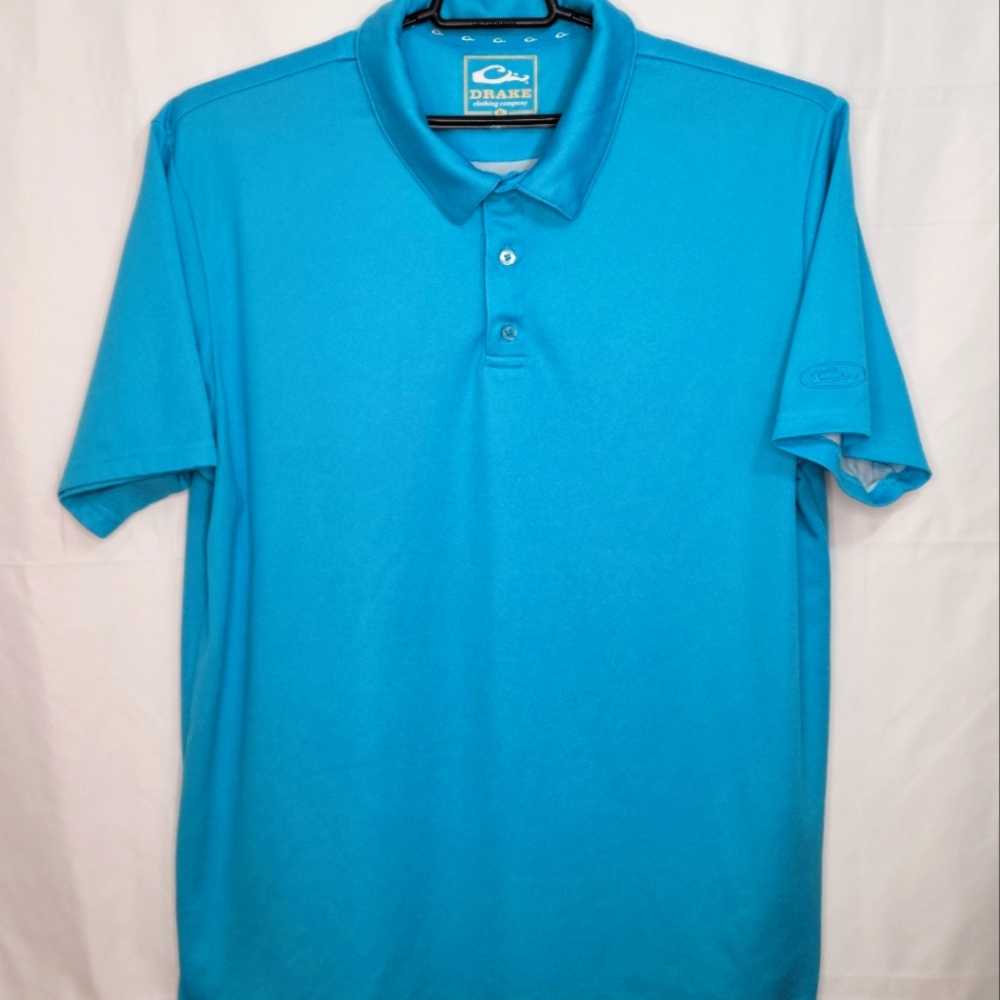 DRAKE SS 3 button Polo Shirt XL